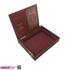 Plasencia Alma Fuego Concepcion Empty Wooden Cigar Box 10x8.25x1.5